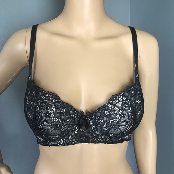 Gilligan & O'Malley Other - Gillian O’Malley Bra 36 D Black Cream Lace